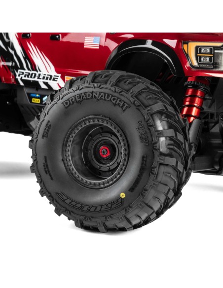 Pro-Line Racing 1-8 Dreadnaught Front-Rear Tire MTD QUAKE 4S Wheel (2): QUAKE 4S