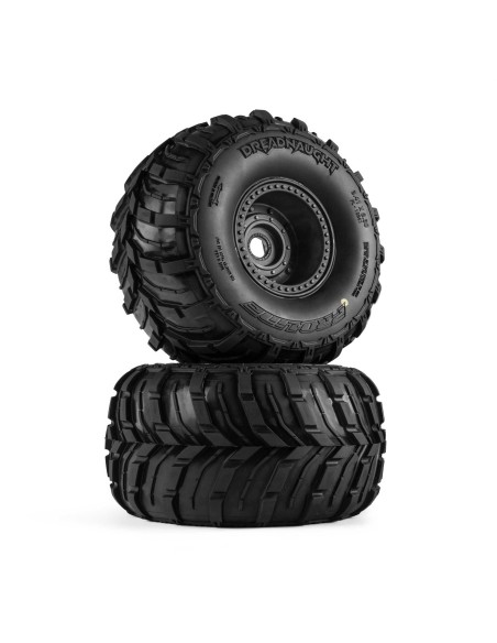 Pro-Line Racing 1-8 Dreadnaught Front-Rear Tire MTD QUAKE 4S Wheel (2): QUAKE 4S