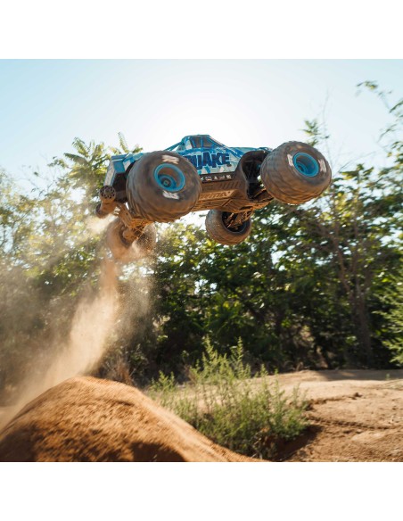 ARRMA 1/8 QUAKE 4S DSC 4X4 RTR Brushless Monster Truck ARRMA 1/8 QUAKE 4S DSC 4X4 RTR Brushless Monster Truck  White/Blu