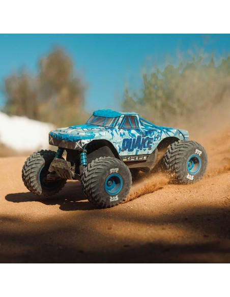 ARRMA 1/8 QUAKE 4S DSC 4X4 RTR Brushless Monster Truck ARRMA 1/8 QUAKE 4S DSC 4X4 RTR Brushless Monster Truck  White/Blu