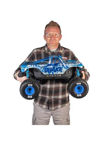 ARRMA 1/8 QUAKE 4S DSC 4X4 RTR Brushless Monster Truck ARRMA 1/8 QUAKE 4S DSC 4X4 RTR Brushless Monster Truck  White/Blu