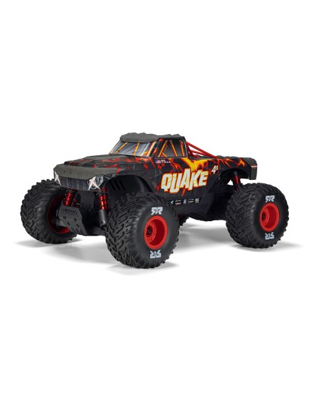 ARRMA 1/8 QUAKE 4S DSC 4X4 RTR Brushless Monster Truck ARRMA 1/8 QUAKE 4S DSC 4X4 RTR Brushless Monster Truck  Black/Red