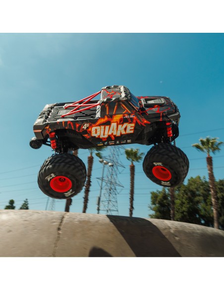 ARRMA 1/8 QUAKE 4S DSC 4X4 RTR Brushless Monster Truck ARRMA 1/8 QUAKE 4S DSC 4X4 RTR Brushless Monster Truck  Black/Red