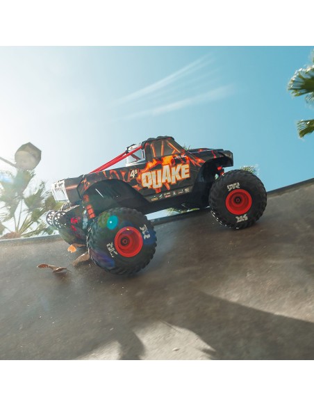 ARRMA 1/8 QUAKE 4S DSC 4X4 RTR Brushless Monster Truck ARRMA 1/8 QUAKE 4S DSC 4X4 RTR Brushless Monster Truck  Black/Red