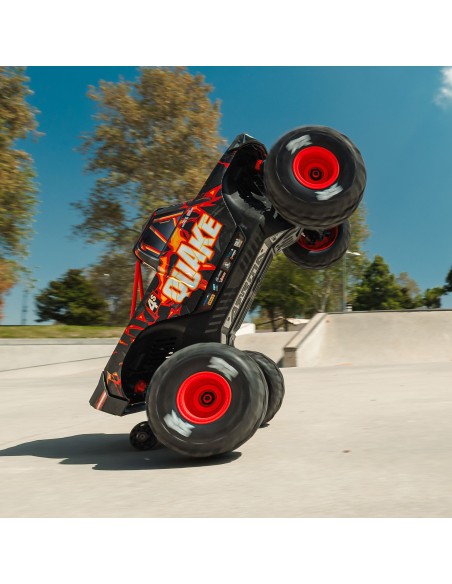 ARRMA 1/8 QUAKE 4S DSC 4X4 RTR Brushless Monster Truck ARRMA 1/8 QUAKE 4S DSC 4X4 RTR Brushless Monster Truck  Black/Red