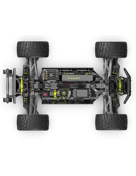 Rlaarlo Omni-Terminator Carbon Fiber MINI 1:10 Scale RTR Brushless Monster Truck  RZ001B-C