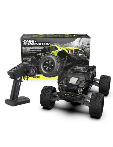 Rlaarlo Omni-Terminator Carbon Fiber MINI 1:10 Scale RTR Brushless Monster Truck  RZ001B-C