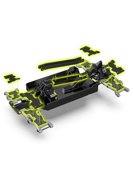 Rlaarlo Omni-Terminator Carbon Fiber Monster Truck Roller(Without electric parts)