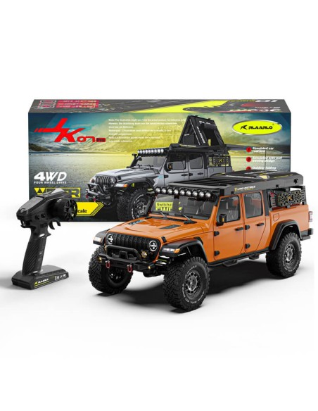 1-7 Scale 4WD Brushless RTR RC Crawler JK07Pro - Brushless - Orange