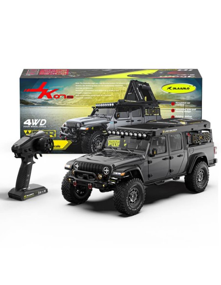 1-7 Scale 4WD Brushed RTR RC Crawler JK07Pro - Brushed - Gray