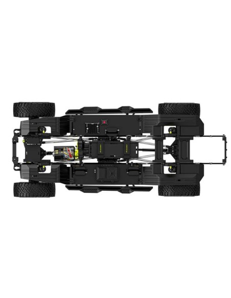 1-7 Scale 4WD Brushed RTR RC Crawler JK07Pro - Brushed - Blue