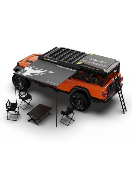 1-7 Scale 4WD Brushed RTR RC Crawler JK07Pro - Brushed - Blue