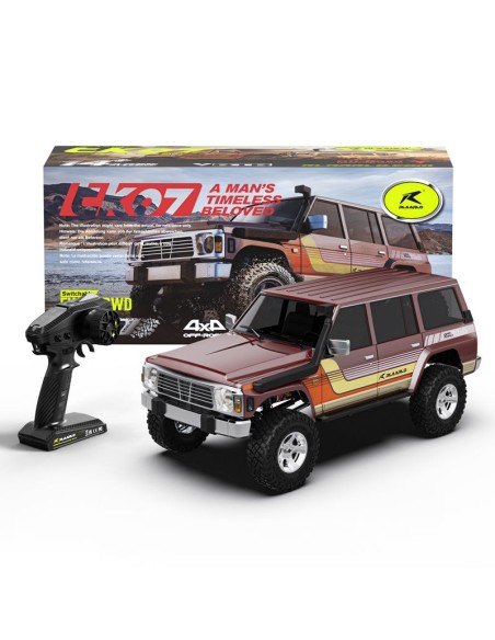1-7 Scale 4WD Brushed RTR RC Crawler TK07 - Brushed - Red