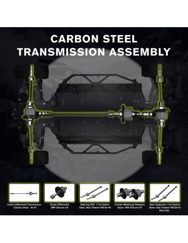 Rlaarlo 1-10 Carbon Fiber RC Rally Car XTS-S10...