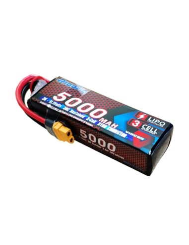 11.1V 5000mah 3S Lipo Battery XT60 Plug