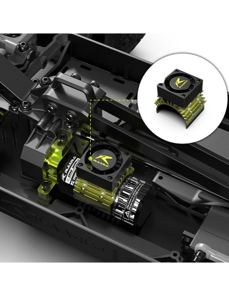Motor Heat Sink and Cooling Fan - Suitable For 28 Range Motor