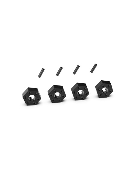 Wheel Hex Set For RZ001 and XTS Rally Cars