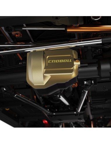 Brass Front Rear Axel Diff Covers for 1-7...