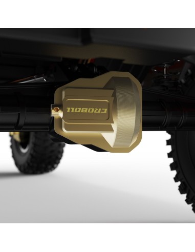 Brass Front Rear Axel Diff Covers for 1-7...