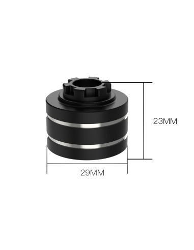 Aluminum Differential Diff Case for 1-7 RC Crawler