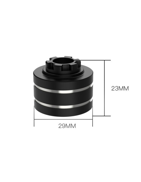 Aluminum Differential Diff Case for 1-7 RC Crawler