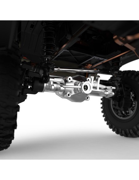 Metal Front Portal Housing Axle For 1-7 RC Crawler - Silver