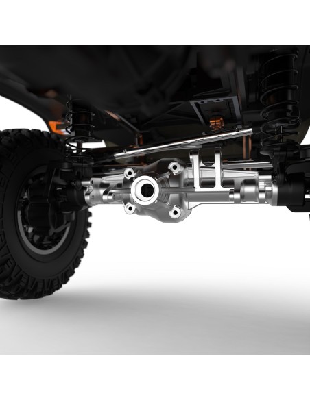 Metal Front Portal Housing Axle For 1-7 RC Crawler - Black