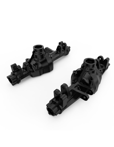 Metal Front Portal Housing Axle For 1-7 RC Crawler - Black