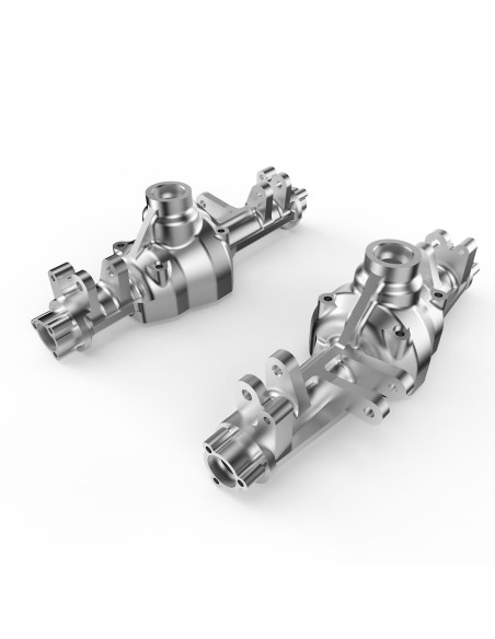 Metal Front Portal Housing Axle For 1-7 RC Crawler - Black