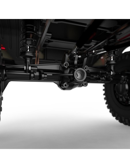 Metal Rear Portal Housing Axle For 1-7 RC Crawler - Silver