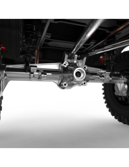 Metal Rear Portal Housing Axle For 1-7 RC Crawler - Black
