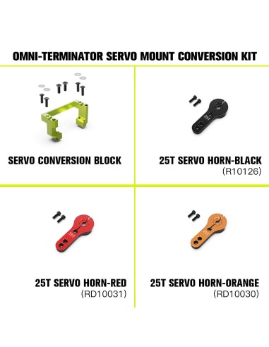 Aluminum Servo Conversion Block For RZ001 and...