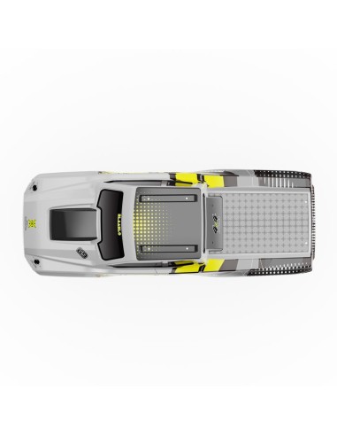 Car Body  PC  Yellow + Silver For RZ001