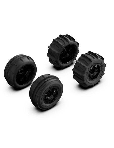 RC Paddle Tires For RZ001 - Front & Rear
