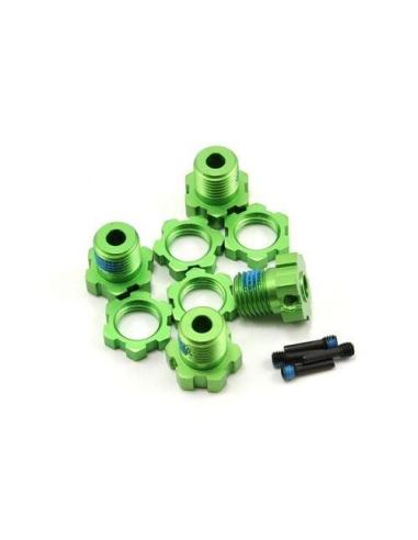 Hexágonos de rueda de 17mm para Revo Brushless edition - Verdes