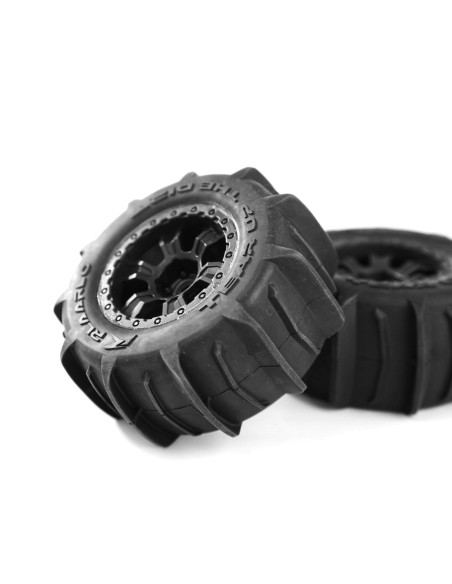 RC Paddle Tires For RZ001 - Rear