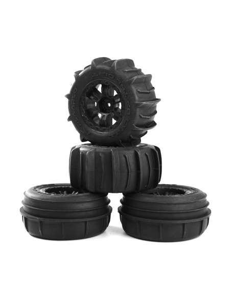 RC Paddle Tires For RZ001 - Rear