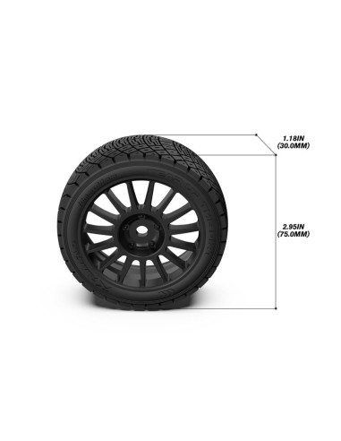 Assembled Wheel Set For XTS-F10 RC Rally Car -...