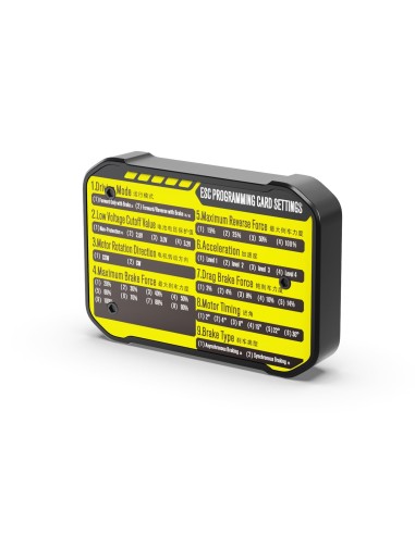 RC Programming Card for Brushless ESC 80A Sensored