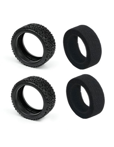 Tyre & Foam Set For SBK10 RC Buggy - Front
