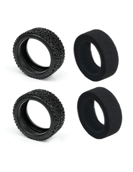 Tyre & Foam Set For SBK10 RC Buggy - Front