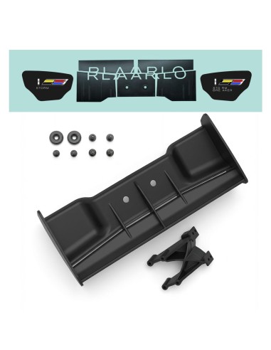 Rear Spoiler Tail Wing Kit For SBK10 RC Buggy -...