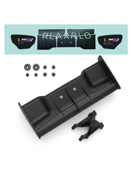Rear Spoiler Tail Wing Kit For SBK10 RC Buggy - Black