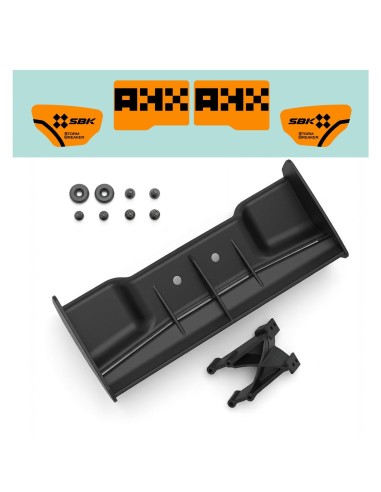 Rear Spoiler Tail Wing Kit For SBK10 RC Buggy -...