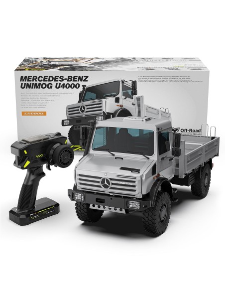 Mercedes-Benz Unimog U4000 Officially Licensed 1-7 Brushless RTR RC Crawler| UM07 - Brushless - Silver Mercedes-Benz Uni