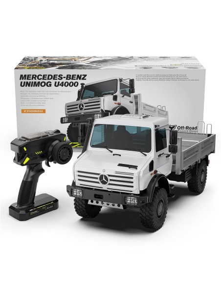 Mercedes-Benz Unimog U4000 Officially Licensed 1-7 Brushless RTR RC Crawler| UM07 - Brushless - Silver Mercedes-Benz Uni