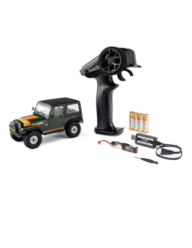 Axial 1-30 SCX30 Jeep CJ-7 4X4 RTR Brushed Rock...