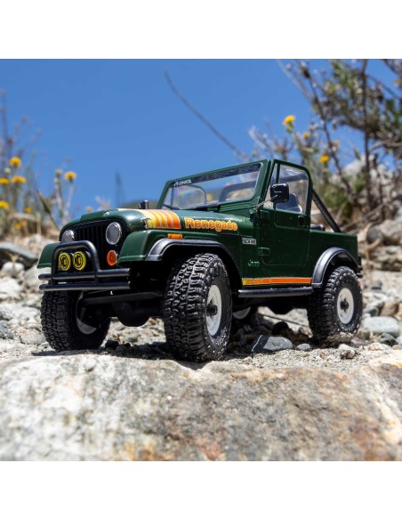 Axial 1-30 SCX30 Jeep CJ-7 4X4 RTR Brushed Rock Crawler (Battery & Charger Included) Axial 1-30 SCX30 Jeep CJ-7 Renegade