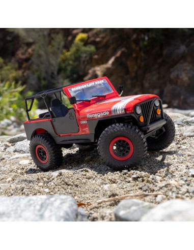 Axial 1-30 SCX30 Jeep CJ-7 4X4 RTR Brushed Rock...