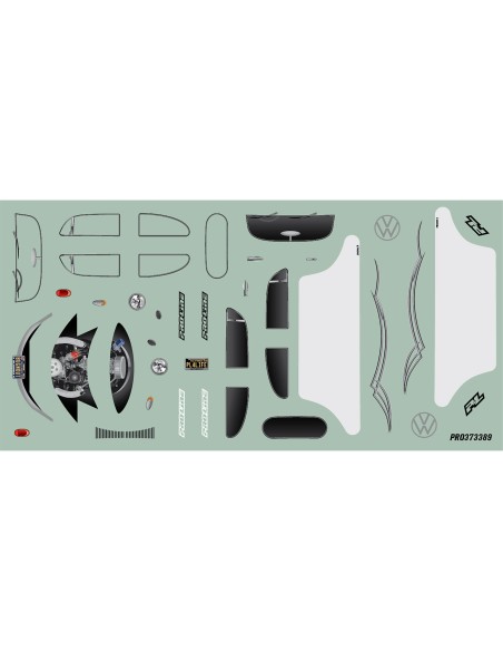 Pro-Line Racing 1-30 Pre-Cut Volkswagen Bug Body  Clear: Axial SCX30
